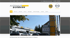 Desktop Screenshot of opel-burmann.de